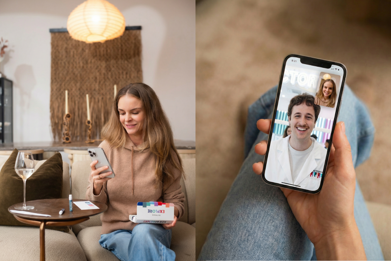 At‑home custom fragrance experience